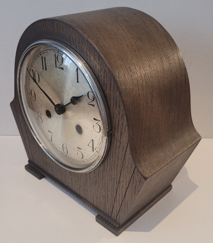Antique c1920’s German "Haller" Art Deco Chiming Mantel Clock (Fully Serviced) - Picture 3 of 15