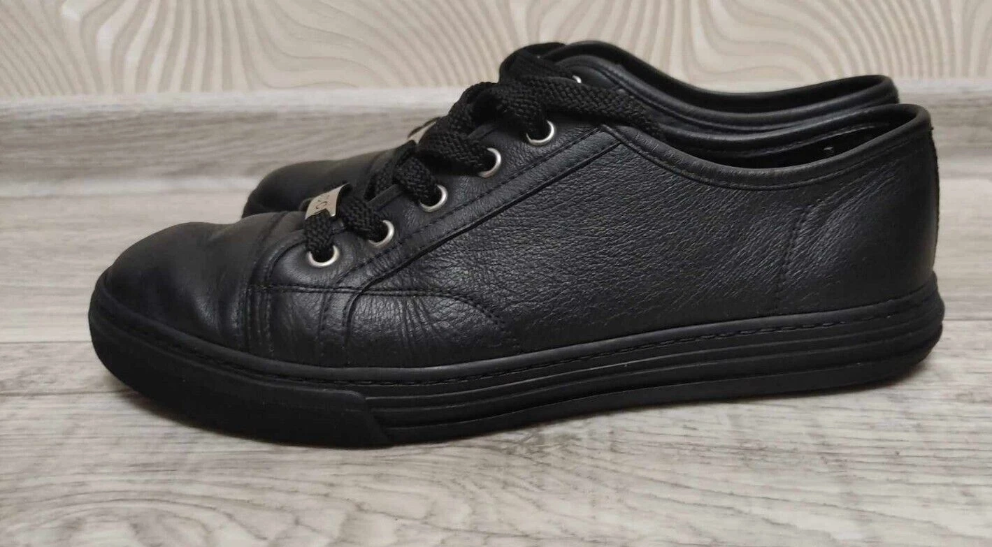 Gucci Baskets Cuir Homme Noir 40
