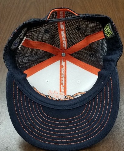 Clemson Tigers - Truckermütze 2 Streifen weiß USA Druckknopflasche Top of the World Caps - Bild 7 von 11