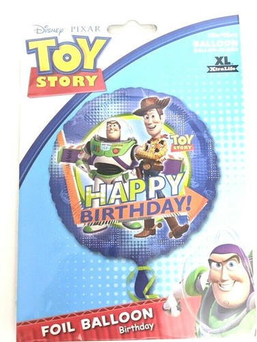 Toy Story Happy Birthday Foil Balloon Disney Pixar Decorate Surprise Fun Decor - Picture 3 of 3