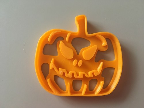 Calabaza Halloween Jack-o-Lantern Impreso en 3D Cortador de Galletas Sello Herramienta para Hornear Forma - Imagen 2 de 5