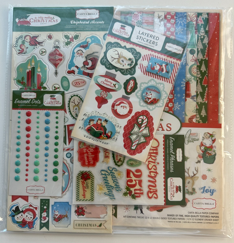 Kits de álbumes de recortes Carta Bella 12x12 - Varias variaciones disponibles - Tú eliges - Imagen 47 de 79
