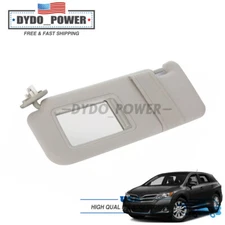 Gray Left Driver Side Sun Visor W/ Sunroof 74320-0T022-B1 For 09-16 Toyota Venza