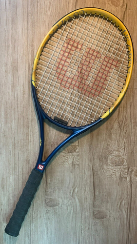 WILSON US Open Soft Shock Tennis Racquet + Cover 4 3/8: Excellent Condition - Picture 5 of 9