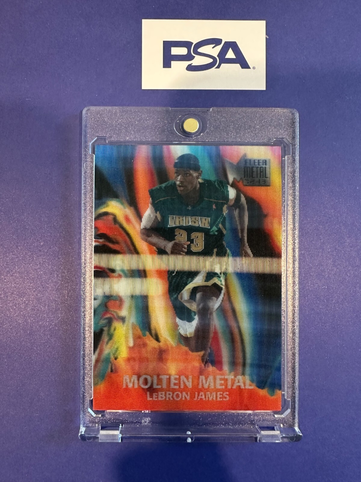 2012 FLEER RETRO MOLTEN METAL LEBRON JAMES #3!