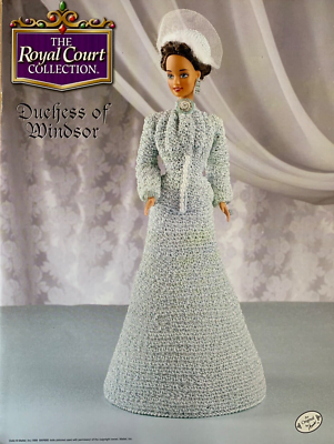 Royal Court Collection ~ Duchess Of Windsor ~ Barbie Doll Gown Crochet Pattern | eBay Royal Court Collection ~ Duchess Of Windsor ~ Barbie Doll Gown Crochet Pattern | eBay