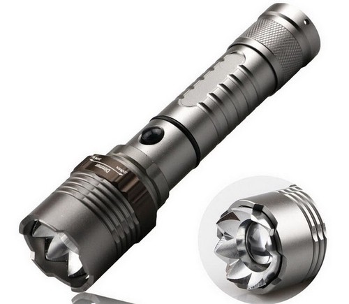 New Waterproof 1200LM Attack Head Flashlight Outdoor LED Self Defense Torch - Picture 2 of 7