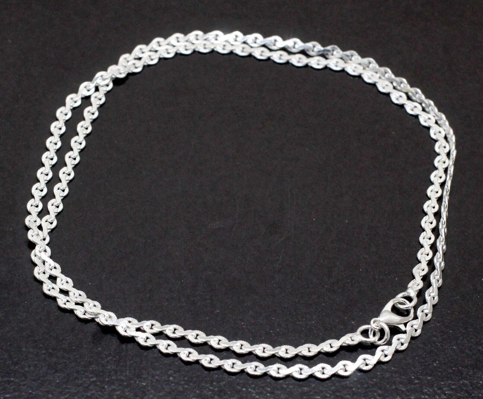 925 Sterling Silver Handmade Jewelry Beautiful Adorable Chain Necklace S-20-22"