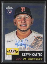 2022 Topps Chrome Platinum Anniversary #CPA-KC Kervin Castro Auto Giants
