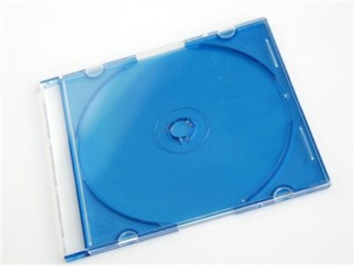 50 Single CD Jewel Case 5.2mm Spine Slim Blue Tray New Empty Replacement Cover - Afbeelding 5 van 6