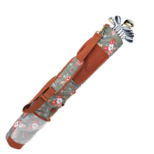 TOURBON Golf Clubs Bag Travel Sunday Towel Ball Holder Sling Bag Case for Girl - Picture 4 of 23