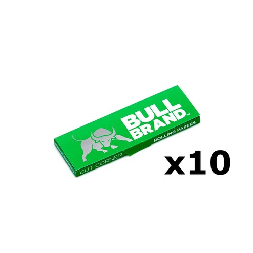 Bull Brand Green Cut Corner Rolling Papers - Genuine - 1 5 10 25 50 100 Booklets - 第 6/9 張圖片