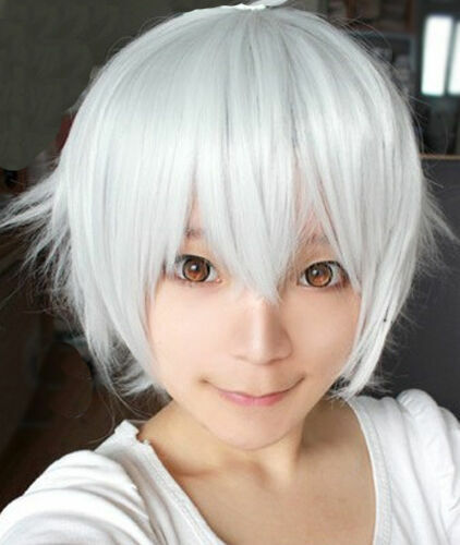 Sexy Short Hair Full Wigs Multi-color Cosplay Costume Fashion Anime Party Hair - Picture 15 of 16