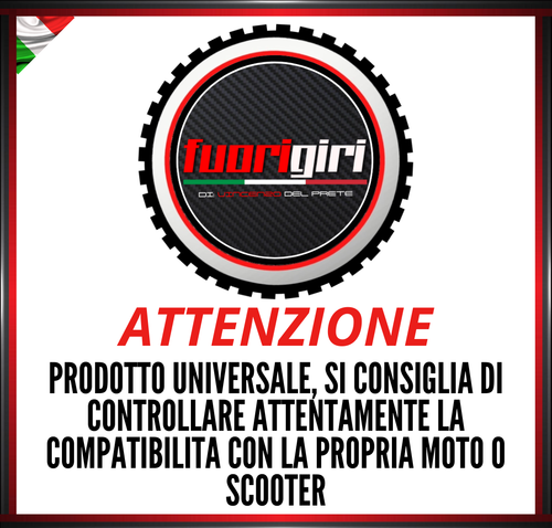 SPECCHIETTI MOTO SCOOTER CUSTOM PER MANUBRIO CARBONIO M8 M10 REGOLABILI DX + SX - Imagen 5 de 5