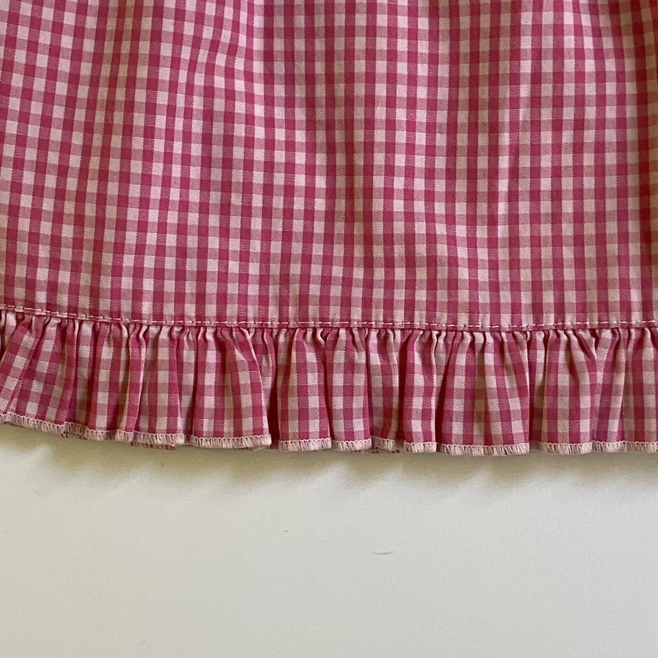 Papo d'Anjo (Oscar de la Renta) Skirt Size 2T Lined Pink Check Comfy Preppy - Imagem 3 de 4
