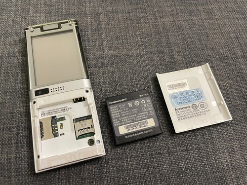 Used Lenovo S800 White Translucent Transparent Display GSM Dualband Cell Phone - Picture 10 of 10