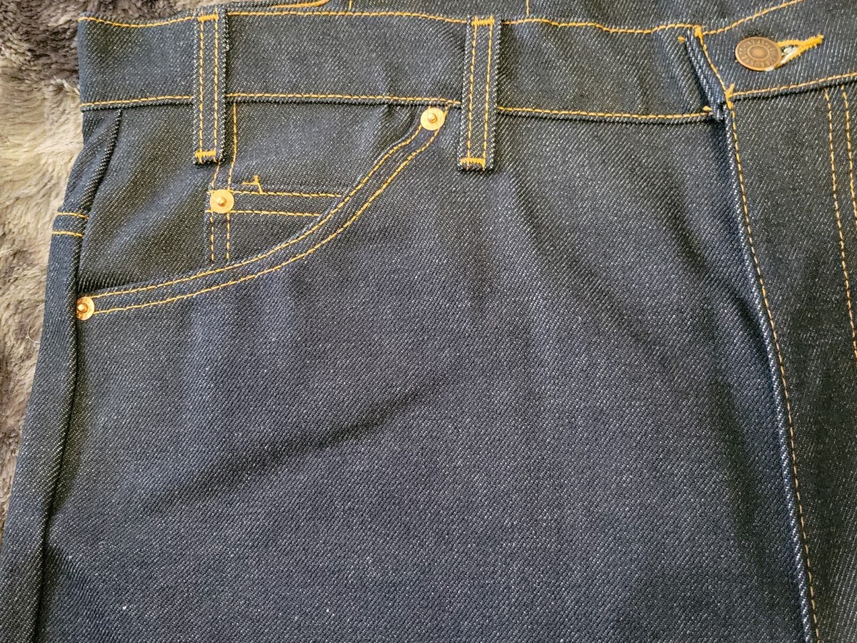 Vintage LEVI'S Boot Cut Jeans Sz. 42X32 517 ORANGE TAB Made USA Brand-New Denim