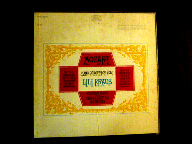NM !!! MOZART PIANO CONCERTOS VOL 1, LILI KRAUS - 3 LP SC NM !!! MOZART PIANO CONCERTOS VOL 1, LILI KRAUS - 3 LP SC