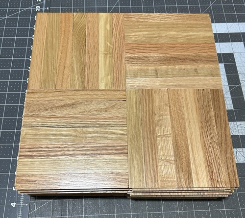 Azulejos de roble macizo Bruce Parquet 10 pies cuadrados 12x12x5/16 NATURALES AHS100LG 10 piezas ¡NUEVO! - Imagen 2 de 7