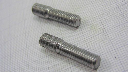 Stehbolzen M6 / M7 x 30mm für Reparatur 2 Stück - Kommunal Geräte - bold stud - Bild 3 von 3