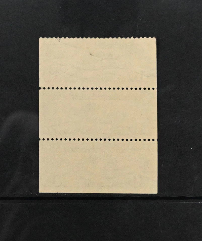 USA Scott # C10A Booklet F-VF Used Missing top 10c Air Mail Stamps US Cat $65 - Image 2 of 2