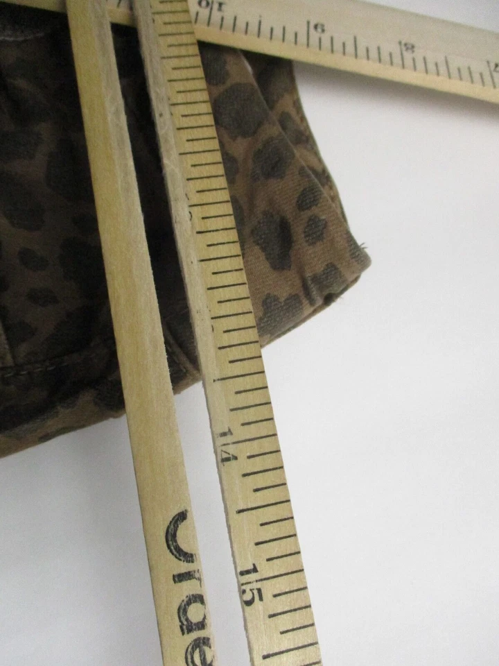 Mujer American Eagle Curvy Alto Tiro Jegging Guepardo Pantalones Talla 6 Foto 3 de 4