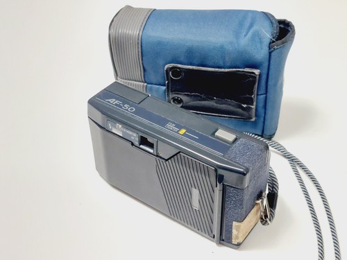 Macchina Fotografica Ricoh AF-50 AF50 Autofocus Flash a Pellicola Vintage - Foto 8 di 8