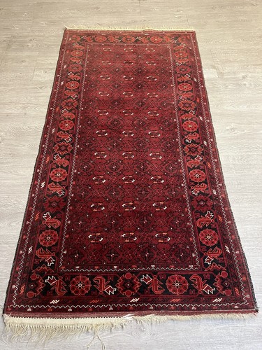 Wunderschöne Handgeknüpfte Afghane Carpet Balutsch Brücke Teppich Ca 197X100cm