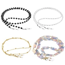 4 Pack Eyeglass Chains for Women, Sunglasses String Holder Strap Neck Lanyard