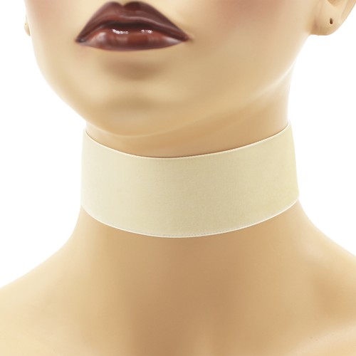 Collana regolabile personalizzata arancione + velluto girocollo 1,5 pollici (36 - 38 mm) larghezza USA - Foto 7 di 12