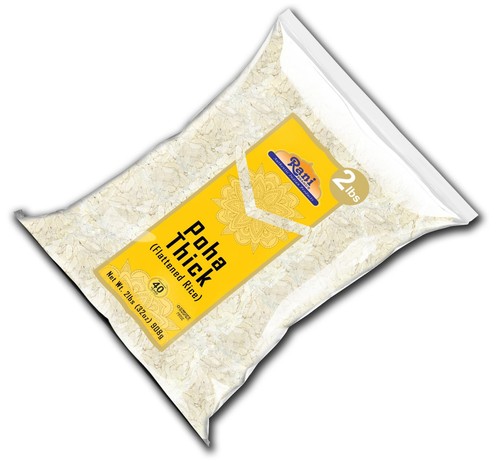 Rani Poha (Powa) Thick Medium-Cut (Flattened Rice) 2lbs (32oz) - Imagen 9 de 9