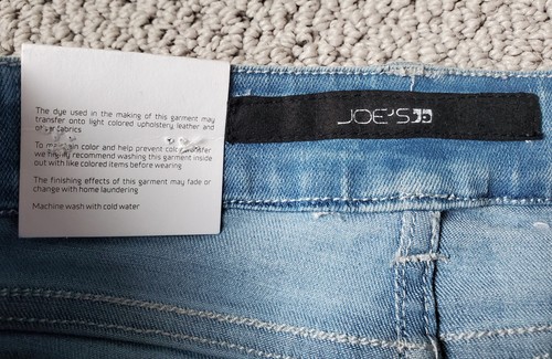 New NWT size 10 Girl’s JOE’S JEANS "Astrid" Wide Leg Blue with Ruffles on Sides - Picture 6 of 6