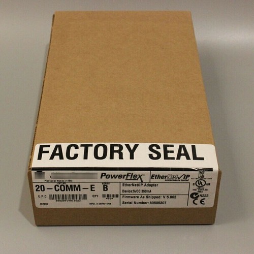 New Allen-Bradley 20-COMM-E SER B Ethernet / IP Adaptor
