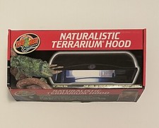 ZOO MED NATURALISTIC TERRARIUM HOOD 12 IN LF-50 Single socket w/reflector NEW