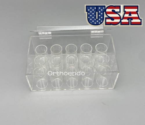 Dental Orthodontic Ligature Ties Box Acrylic Dispenser Placing Holder Case USA - Picture 7 of 10