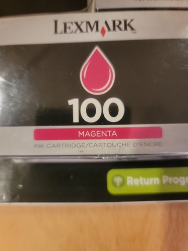 Lexmark 100 Value Pack 3-Ink Cartridges Cyan, Magenta, & Yellow NEW SEALED - Picture 3 of 9