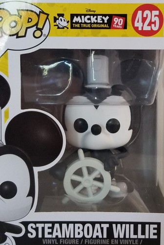 FUNKO POP! Disney Mickey the True Original Steamboat Willie Vinyl Figure #425 - Picture 2 of 7