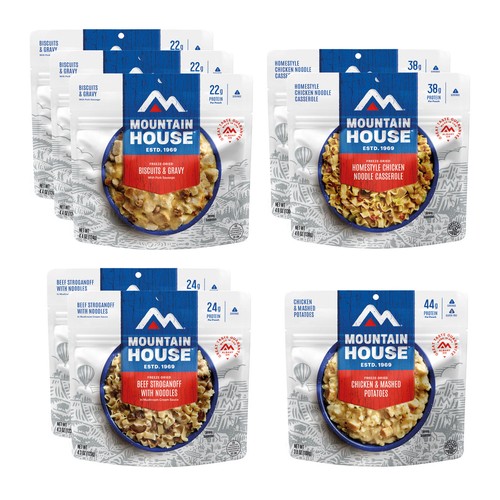 Mountain House Freeze Dried Food, Homestyle Outdoor Meal Kit, 8 Pouch Assortment - Picture 8 of 8