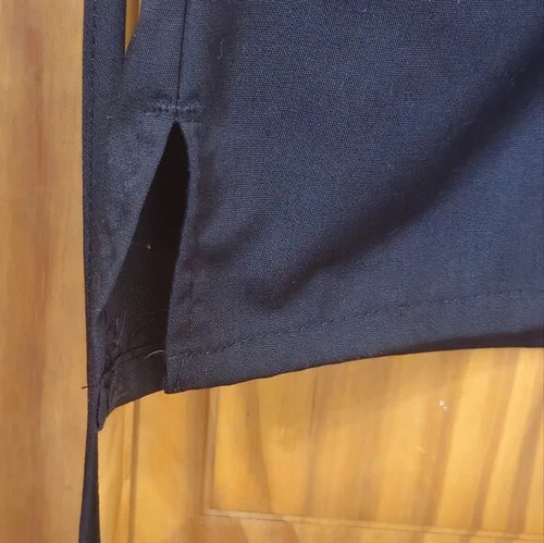 NWT Natural Uniforms Unisex Black Back Tie Short Sleeve Medical Scrub Top - Picture 7 of 11