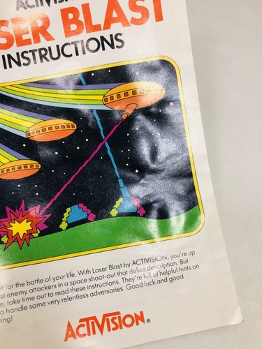 Juegos Atari Activision Barnstorming, Hockey sobre Hielo, Explosión Láser con Manuales Probados - Imagen 9 de 12