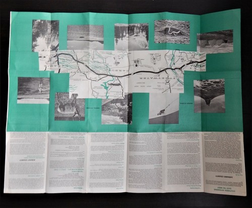 Wyoming Southern Big Brochure Map Uinta Sweetwater Carbon Albany Laramie Co 1973 - Picture 5 of 5