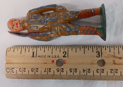 1930's Manoil Japanese Soldier on Parade Dime Store Lead Infantry 3" Tall VTG - Picture 7 of 8