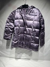 Girls OLD NAVY Purple Hooded Frost Free Puffer Coat Jacket Size Extra Large