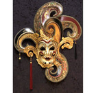 Mask Venetian Wall Masquerade Original Hand Made Venice Gold Red