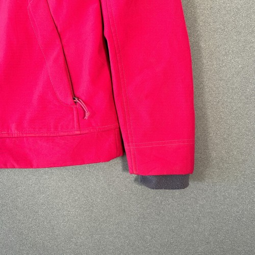 The North Face Jacket Womens Small SoftShell Fleece Lined Hiking Coat, Pink - Picture 2 of 12