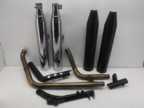 OEM HARLEY-DAVIDSON SOFTAIL OEM EXHAUST PIPE HEADER MUFFLERS & MOUNT