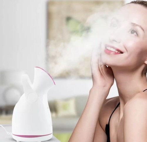 Vaporizzatore Facciale Elettrico Per Pulizia Del Viso Pelle Nebulizzatore Spray - Foto 2 di 10
