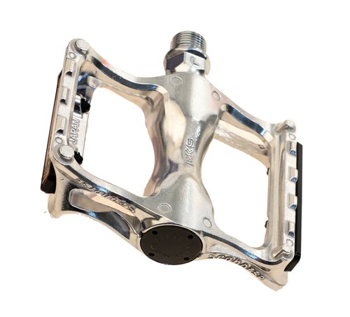 MKS Seahorse Alloy Pedals w/ Reflectors Silver Road Touring Japan NEW in Box - Picture 4 of 6