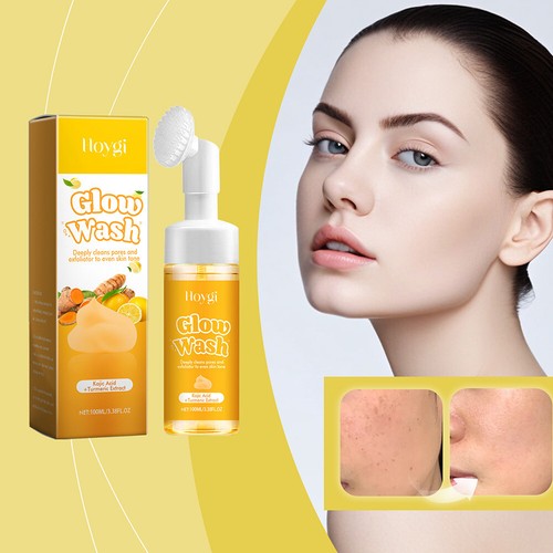 Foaming Face Wash with Brush Turmeric Glow Wash Turmeric Face Wash for All Skin - Picture 5 of 12
