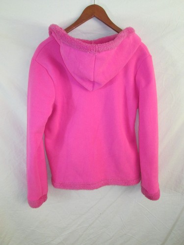 Tru-Fit Polar Fleece Sherpa Lined Full-Zip Hoodie Jacket Women's Small Pink NWT - Picture 9 of 13
